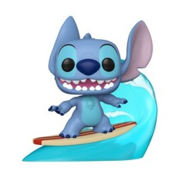 Figurine Pop! Disney Cover Lilo et Stitch Stitch Surfing avec Boîte de Protection Acrylique Edition Limitée Funko Pop Suisse