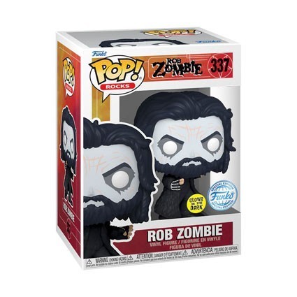 Figurine Pop! Phosphorescent Rocks Rob Zombie Dragula Edition Limitée Funko Pop Suisse