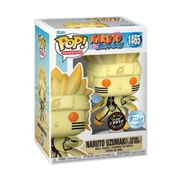 Figurine Pop! Phosphorescent Naruto Uzumaki Kurama Link Mode Chase Edition Limitée Funko Pop Suisse