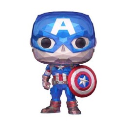 Figurine Pop! Facet Captain America Edition Limitée Funko Pop Suisse