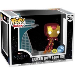 Figur Pop! Glow in the Dark Avengers Age of Ultron Avengers Tower and Iron Man Limited Edition Funko Pop Switzerland