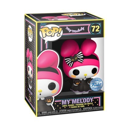 Figurine Pop! Blacklight Sanrio My Melody Halloween Edition Limitée Funko Pop Suisse