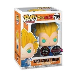 Figurine Pop! Phosphorescent Dragon Ball Z Vegeta Super Saiyan 2 Chase Edition Limitée Funko Pop Suisse