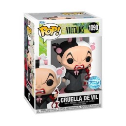 Figurine Pop! Disney Villains Cruella de Vil avec Téléphone Edition Limitée Funko Pop Suisse