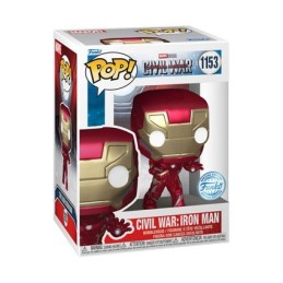 Figurine Pop! Captain America 3 Civil War Iron Man Edition Limitée Funko Pop Suisse