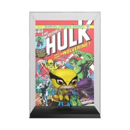 Figurine Pop! Comic Cover The Incredible Hulk Wolverine n°181 avec Boîte de Protection Acrylique Edition Limitée Funko Pop Su...