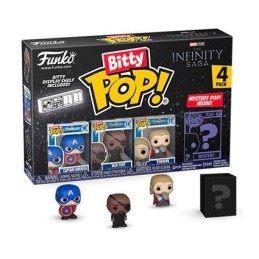 Figuren Pop! Bitty Marvel Captain America 4-Pack Funko Pop Schweiz