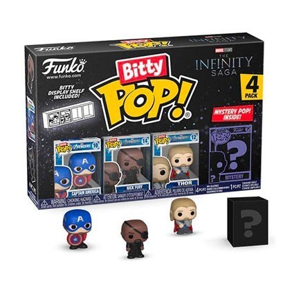 Figurine Pop! Bitty Marvel Captain America 4-Pack Funko Pop Suisse