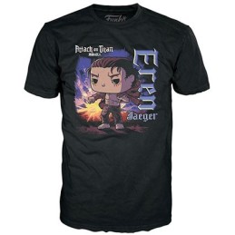 Figurine Pop! et T-shirt L'Attaque des Titans Eren Jäger Translucide Edition Limitée Funko Pop Suisse