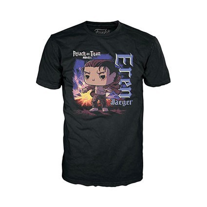 Figuren T-shirt Attack on Titan Eren Jaeger Limitierte Auflage Funko Pop Schweiz