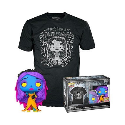 Figur Pop! BlackLight and T-shirt Corpse Bride Emily Limited Edition Funko Pop Switzerland