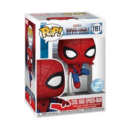 Figurine Pop! Captain America Civil War Spider-Man Edition Limitée Funko Pop Suisse