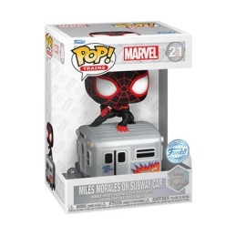 Figurine Pop! Train Carriage Spider-Man Miles Morales Edition Limitée Funko Pop Suisse