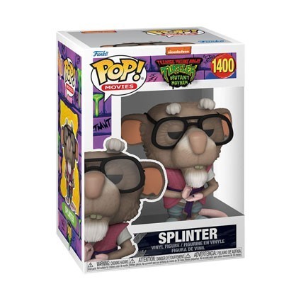 Figurine BOÎTE ENDOMMAGÉE Pop! Les Tortues Ninja Splinter Funko Pop Suisse