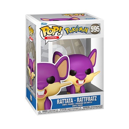 Figurine Pop! Pokemon Rattata (Rare) Funko Pop Suisse