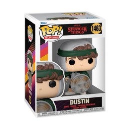 Figurine Pop! Stranger Things Dustin avec Bouclier Funko Pop Suisse