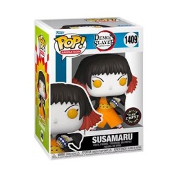 Figurine Pop! Phosphorescent Demon Slayer Susamaru Chase Edition Limitée Funko Pop Suisse