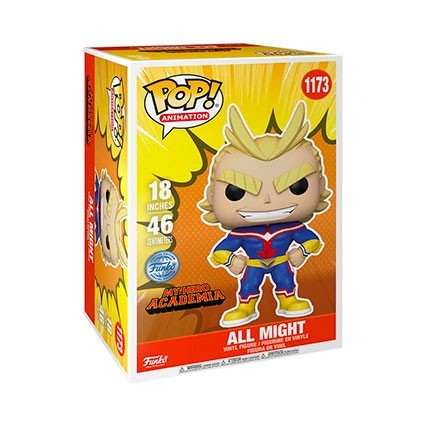 Figurine Pop! 46 cm My Hero Academia All Might Edition Limitée Funko Pop Suisse