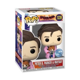 Figurine Pop! Spider-Man Across the Spider-Verse Peter B. Parker et Mayday Edition Limitée Funko Pop Suisse