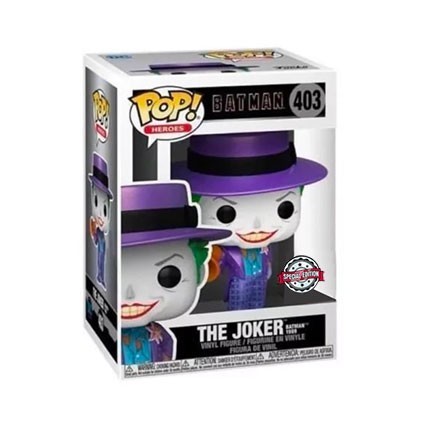 Figurine Pop! Métallique DC Comics Batman 89 Joker avec Megaphone Edition Limitée Funko Pop Suisse