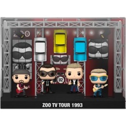 Figurine Pop! Deluxe Moment in Concert U2 Zoo TV 1993 Tour 4-Pack Edition Limitée Funko Pop Suisse