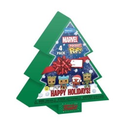 Figurine Pop! Pocket Marvel Holiday 2022 Tree Holiday Box 4-Pack Funko Pop Suisse