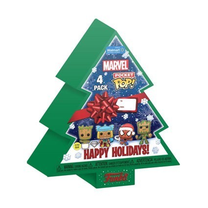 Figuren Pop! Pocket Marvel Holiday 2022 Tree Holiday Box 4-Pack Funko Pop Schweiz