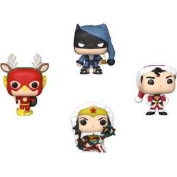 Figurine Pop! Pocket DC Comics Holiday 2022 Box Sapin de Noël 4-Pack Funko Pop Suisse