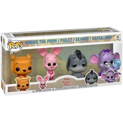 Figuren Pop! Diamond Disney Winnie The Pooh 4-Pack Limitierte Auflage Funko Pop Schweiz