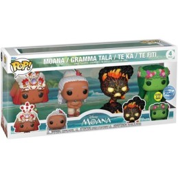 Figur Pop! Glow in the Dark Disney Moana 4-Pack Limited Edition Funko Pop Switzerland