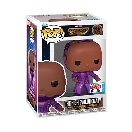 Figurine Pop! NYCC 2023 Métallique Les Gardiens de la Galaxie 3 The High Evolutionary Edition Limitée Funko Pop Suisse