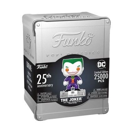 Figuren Pop! Dc Comics The Joker 25. Geburtstag mit Pin und Münze Alluminium Box Limitierte Auflage Funko Pop Schweiz