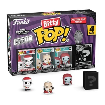 Figurine Pop! Bitty L´Étrange Noël de Mr. Jack Santa Jack 4-Pack Funko Pop Suisse