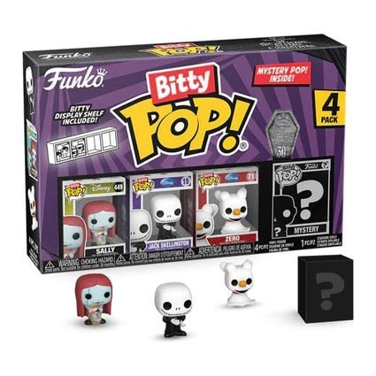 Figurine Pop! Bitty L´Étrange Noël de Mr. Jack Sally 4-Pack Funko Pop Suisse