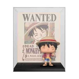 Figurine Pop! NYCC 2023 Cover One Piece Wanted Poster Monkey D Luffy avec Boîte de Protection Acrylique Edition Limitée Funko...