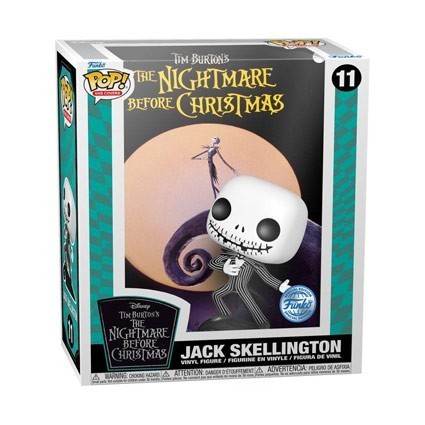 Figurine Pop! VHS Cover Cover L'Étrange Noël de Monsieur Jack Jack Skellington avec Boîte de Protection Acrylique Edition Lim...