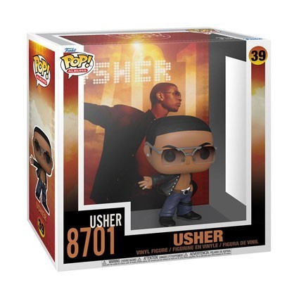 Figurine Pop! Rocks Albums Usher 8701 avec Boîte de Protection Acrylique Funko Pop Suisse