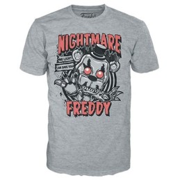 Figurine Pop Phosphorescent et T-shirt Five Nights at Freddy's Nightmare Freddy Edition Limitée Funko Pop Suisse