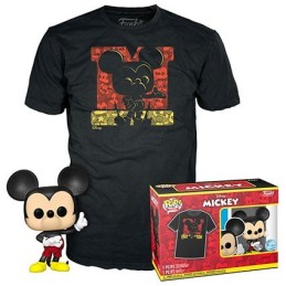 Figurine Pop Diamond et T-Shirt Disney Mickey Mouse Edition Limitée Funko Pop Suisse