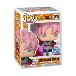 Figurine Pop Phosphorescent Dragonball Super Goku Rose Black Edition Limitée Funko Pop Suisse