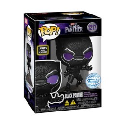 Figurine Pop! Marvel Black Panther avec Lumière et Son Edition Limitée Funko Pop Suisse