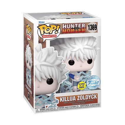 Figurine Pop! Phosphorescent Hunter x Hunter Killua Zoldyck Edition Limitée Funko Pop Suisse