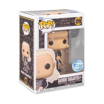 Figurine Pop! Game of Thrones House of the Dragon Daemon Targaryen avec Oeuf de Dragon Edition Limitée Funko Pop Suisse