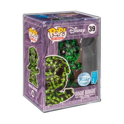 Figurine Pop! Artist Series Disney L´étrange Noël de Mr. Jack Oogie Boogie Vert avec Boîte de Protection Acrylique Edition Li...