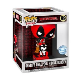 Figurine Pop! Marvel Sheriff Deadpool Riding Horsey Edition Limitée Funko Pop Suisse