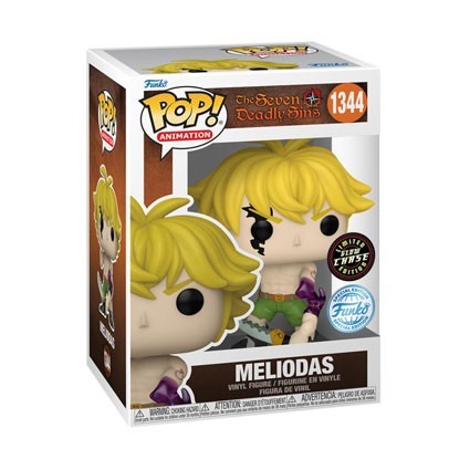 Figur Pop! Glow in the Dark Seven Deadly Sins Meliodas Demon Mode Chase Limited Edition Funko Pop Switzerland