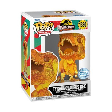 Figurine Pop! Ambre Jurassic Park 30ème Anniversaire Tyrannosaurus Rex Edition Limitée Funko Pop Suisse