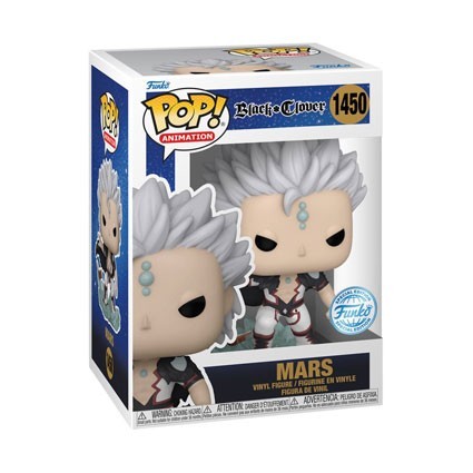 Figurine Pop! Black Clover Mars with Book Edition Limitée Funko Pop Suisse