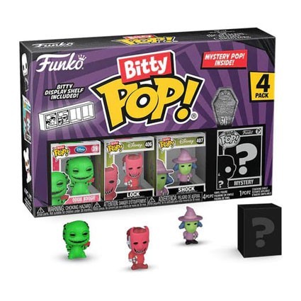 Figurine Pop! Bitty L´Étrange Noël de Mr. Jack Oogie Boogie 4-Pack Funko Pop Suisse