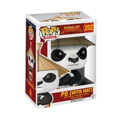 Figurine BOITE ENDOMMAGÉE Pop! Kung Fu Panda Po with Hat (Vaulted) Funko Pop Suisse